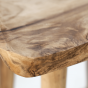 Jabar barkruk munggurhout 75 cm naturel van het woonmerk HSM Collection