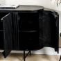 Nauvoo dressoir 165cm zwart van het woonmerk Vurna