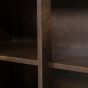 Dressoir Lio - 200 cm - Mango hout & travertin - 3 deurs