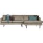 Rodeo chaise longue rechts elephant skin