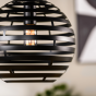 Josefien hanglamp zwart staal 50 cm van het woonmerk Vurna