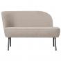 Vogue lounge fauteuil links 110 cm geweven stof van het woonmerk BePureHome