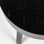 Suri bijzettafel 45 cm zwart van het woonmerk Puur