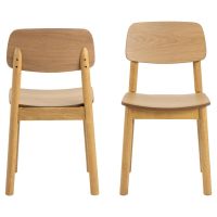 Nøra Elin eetkamerstoel | naturel oak onderstel | matt oak - naturel