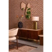 Dutchbone Bryn organische spiegel - bruin