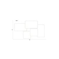 Dutchbone Cordelia spiegel rubberhout 70x120 cm - bruin