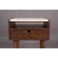 Dutchbone Arda bijzettafel/nachtkastje - bruin