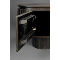 Kenji tv-meubel mangohout - zwart