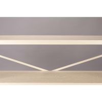 Iron wandkast laag - beige