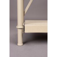Iron wandkast laag - beige