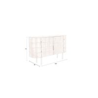 Hanna dressoir 26x117x70 cm - goud