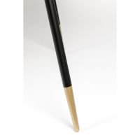 Lomma eettafel hout 200 cm - bruin/goud