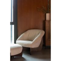 Dutchbone Emilius fauteuil - beige