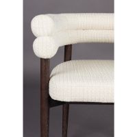 Dutchbone Sela eetkamerstoel - off-white