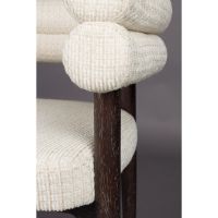 Dutchbone Sela eetkamerstoel - off-white