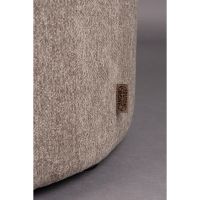 Dutchbone Rocca poef - cappuccino - beige