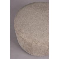 Dutchbone Rocca poef - cappuccino - beige