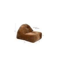 Dutchbone Tombag fauteuil - bruin