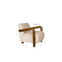 Dutchbone Robinson fauteuil - beige