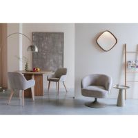 Puur Rolland draaifauteuil - beige/bruin