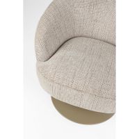 Puur Rolland draaifauteuil - beige/bruin