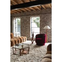 Dutchbone Hairy vloerkleed 160x230 cm - beige