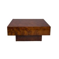 Dutchbone Quinn salontafel vierkant 90 cm - walnoot