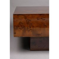 Dutchbone Quinn salontafel vierkant 90 cm - walnoot