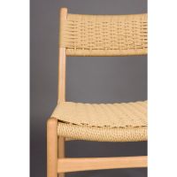 Dutchbone Cecille eetkamerstoel - naturel