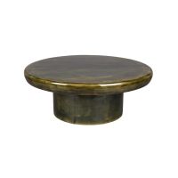 Dutchbone Mush salontafel ø60 cm - groen/bruin