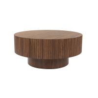 Puur Rory salontafel ø80 cm - bruin