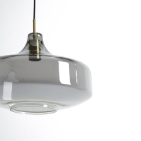 Solna hanglamp Ø29,5x21 cm - brons/smoke glas