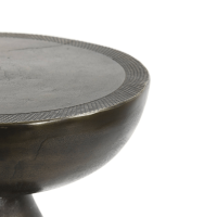 Pasja bijzettafel Ø39,5x53 cm - antiek brons