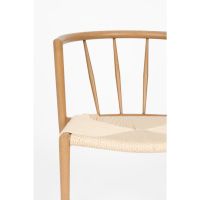 Puur Clyde eetkamerstoel hout - naturel