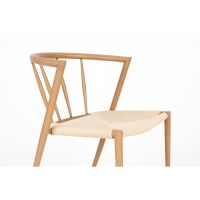 Puur Clyde eetkamerstoel hout - naturel