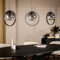 Jovani hanglamp smoke glas 3L van het woonmerk Vurna