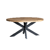 Sturdy eettafel ovaal 160 cm - naturel