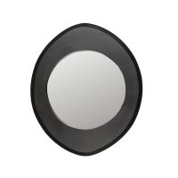 Aren spiegel - zwart hout S