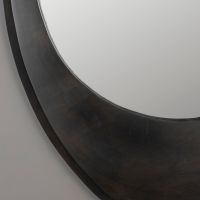 Aren spiegel - zwart hout M
