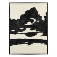 Dutchbone Sameer wandpaneel - zwart/wit