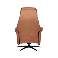 Oslo elektrische fauteuil - cognac microsuède