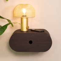 Rise zwevend nachtkastje - donkerbruin