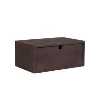 Hover zwevend nachtkastje - donkerbruin