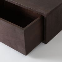 Hover zwevend nachtkastje - donkerbruin