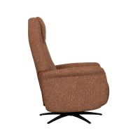 Stockholm elektrische fauteuil bouclé - koraal