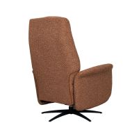 Stockholm elektrische fauteuil bouclé - koraal