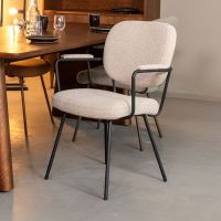 Lausanne eetkamerstoel bouclé