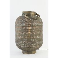 Udupi tafellamp Ø31x45,5 cm - bruin goud