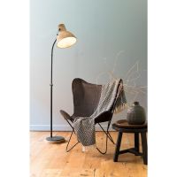 Imbert vloerlamp - hout/mat zwart