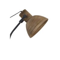 Imbert vloerlamp - hout/mat zwart